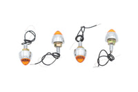 HARLEY Bullet Style Chrom-Standlicht-Markierungsleuchte, orange, passend für 0- Custom, Anwendung