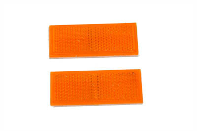 HARLEY Rear Reflector Set Amber fits 1982-1994 FXR,   1982-1994 FXR,   1979-UP XL,