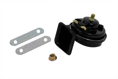 HARLEY Replica Replacement Horn Black fits 1991-UP FXST,   1991-UP FXR,   1991-UP FLT,   1991-UP XL,