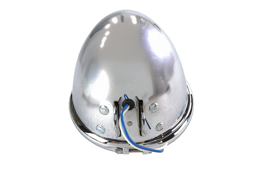 HARLEY 5-3/4 inch Round Headlamp Teardrop Style Fits 0-  Custom, application 0-  Custom, application