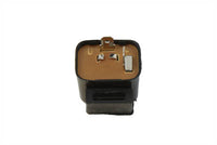 HARLEY Plastik Rechteckiges 12 Volt Blinkrelais Passend für 1964-1984 FL, 1973-1995 XL, 1973-198