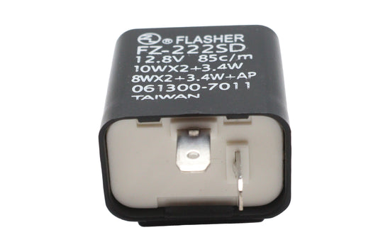 HARLEY Plastik Rechteckiges 12 Volt Blinkrelais Passend für 1964-1984 FL, 1973-1995 XL, 1973-198