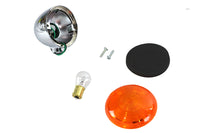 HARLEY Blinker-Flachlinsen-Kit, Amber, passt für 1973-1984 FX, 1973-1984 FL, 1982-1994 FXR, 1982-19