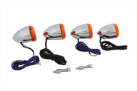 HARLEY Chrom Blinker Set Passend für 2000-UP FXSTD,