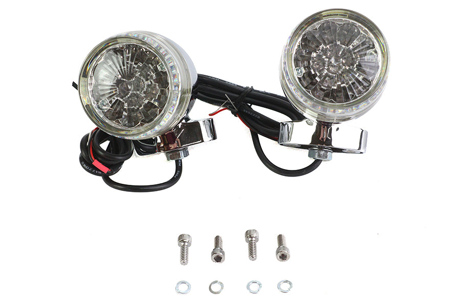 HARLEY Bullet Blinker-Set mit FL-Halterung passend für FL-Modelle von 1965-1984