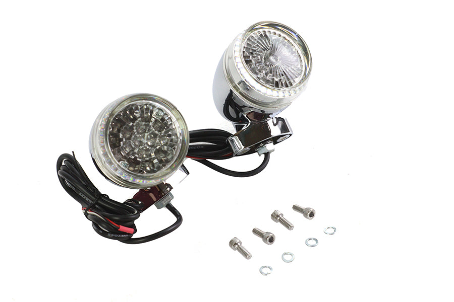 HARLEY Bullet Blinker-Set mit FL-Halterung passend für FL-Modelle von 1965-1984