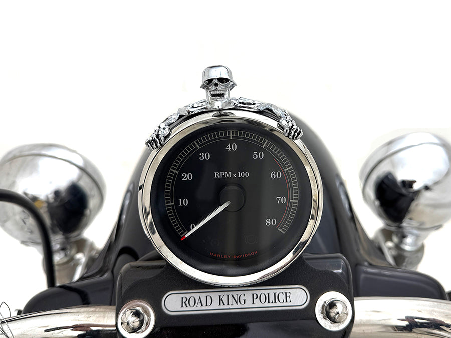 HARLEY 7 Zoll Totenkopf Zubehör Passend für 0- Sonderanfertigung, Anwendung für 7 Zoll Scheinwerfer"