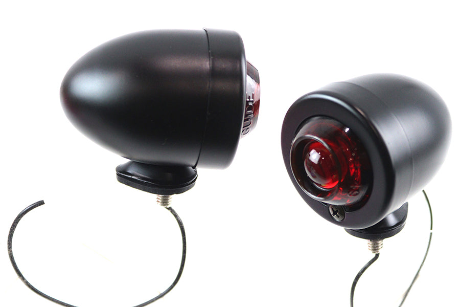 HARLEY Bullet Lamp Set Schwarz Passend für 0-  Custom, Anwendung