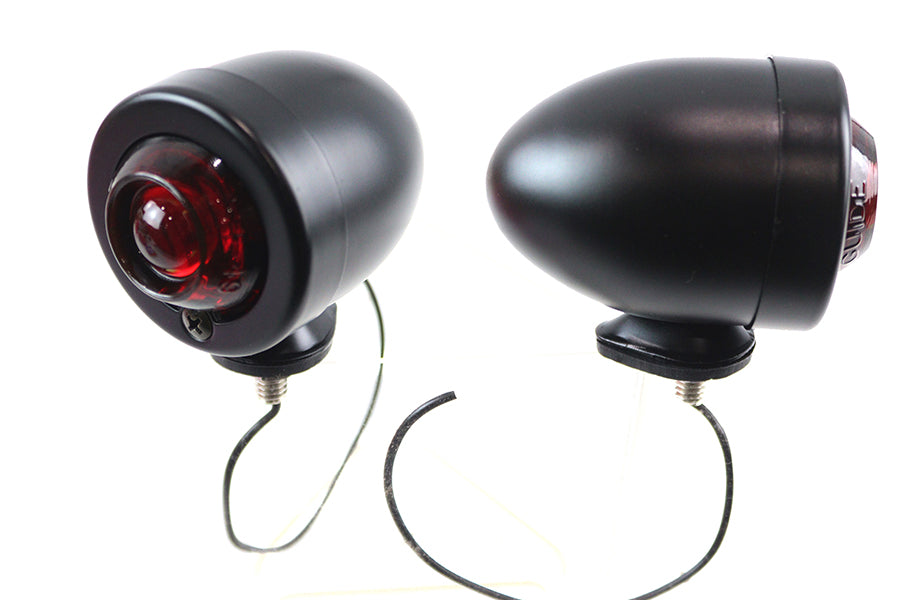 HARLEY Bullet Lamp Set Schwarz Passend für 0-  Custom, Anwendung