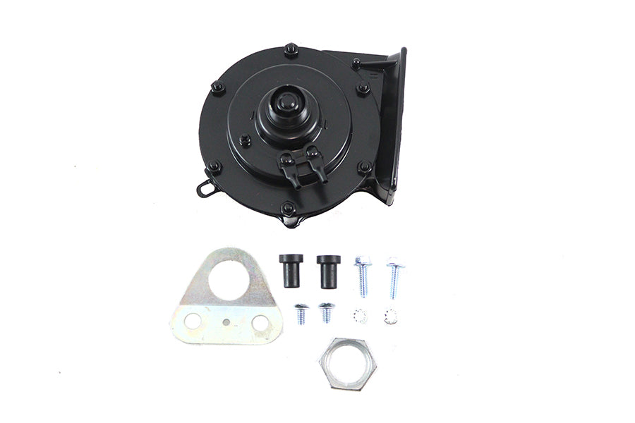 HARLEY FXR Horn Kit Black Fits 1982-1994 FXR,   1982-1994 FXR,
