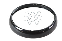 HARLEY Scheinwerferzierring außen, schwarz, passend für FLT ab 1983, FLHR ab 1994, FLHT ab 1986, F ab 2006-2023