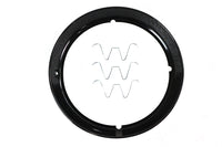 HARLEY Scheinwerferzierring außen, schwarz, passend für FLT ab 1983, FLHR ab 1994, FLHT ab 1986, F ab 2006-2023