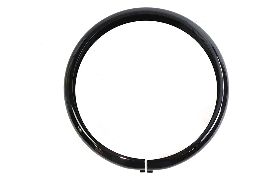 HARLEY Outer Headlamp Trim Rim Black Fits 2018-UP FLDE,   2018-UP FLHC,   2018-UP FLHCS,   2018-UP F