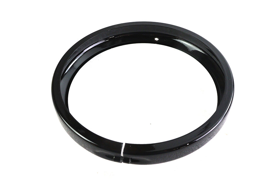 HARLEY Outer Headlamp Trim Rim Black Fits 2018-UP FLDE,   2018-UP FLHC,   2018-UP FLHCS,   2018-UP F