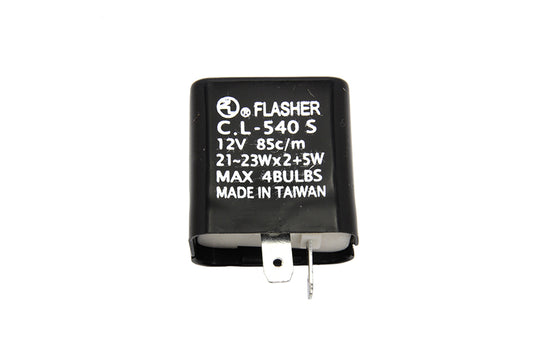 HARLEY 12 Volt 2 Pin Blinkrelais Passend für 1964-1984 FL, 1973-1995 XL, 1973-1984 FX, 1982-1984 FXR
