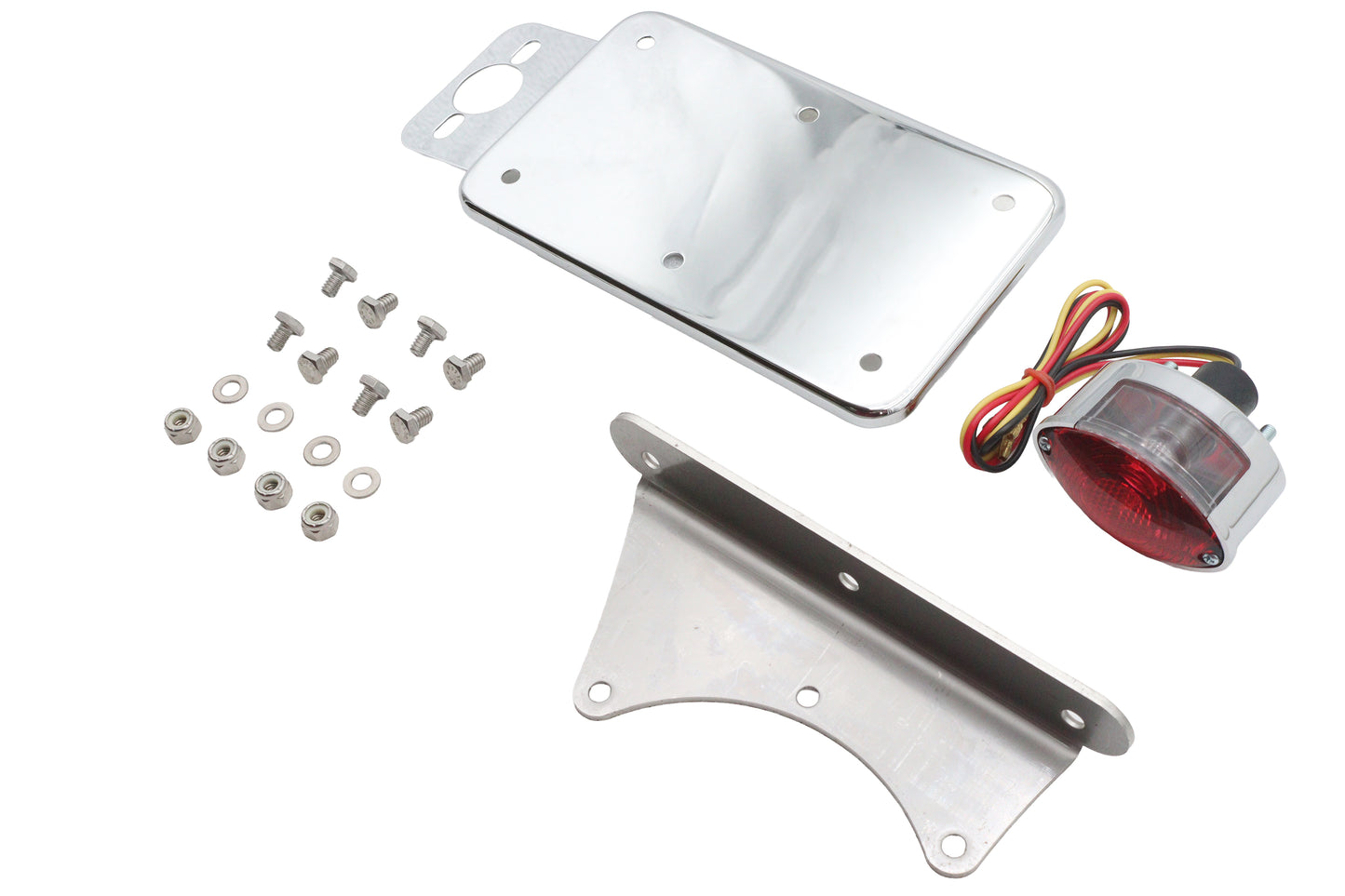 HARLEY Vertikales Seitenmontage-Rücklicht-Kit Passend für 1941-1964 FL,