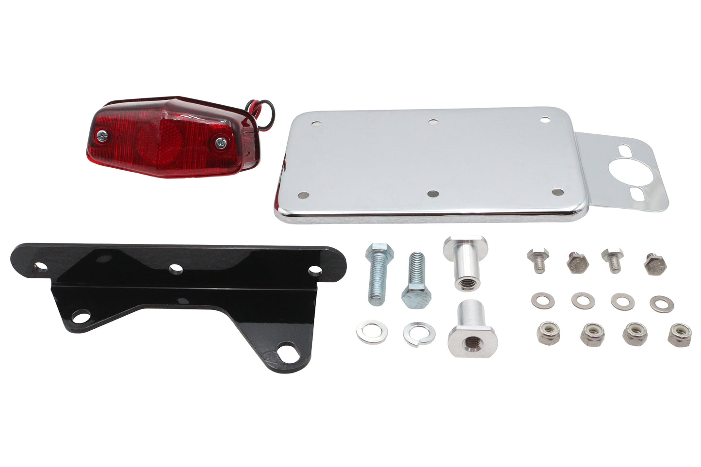 HARLEY Vertikales Seitenmontage-Rücklicht-Kit Passend für 1941-1957 FL,