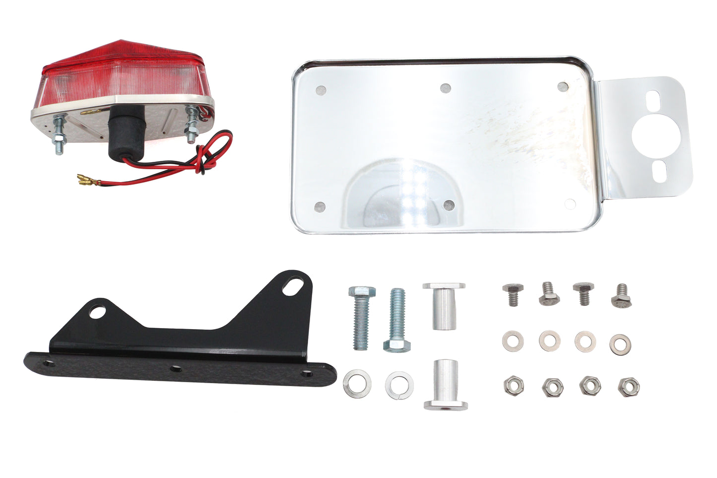 HARLEY Vertikales Seitenmontage-Rücklicht-Kit Passend für 1941-1957 FL,