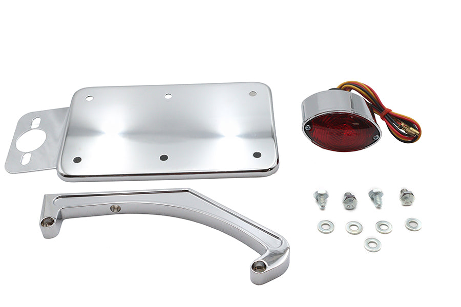 HARLEY Vertikales Seitenmontage-Rücklicht-Kit Passend für 1964-1988 FL, 1965-1988 FLT,