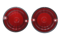 HARLEY Bullistic Blinkergläser Rot Passend für 1963-1984 FL,