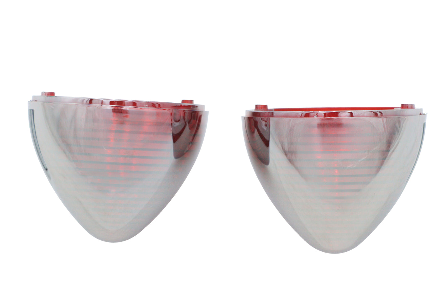 HARLEY Bullistic Blinkergläser Rot Passend für 1963-1984 FL,