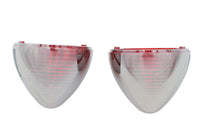 HARLEY Bullistic Blinkergläser Rot Passend für 1963-1984 FL,