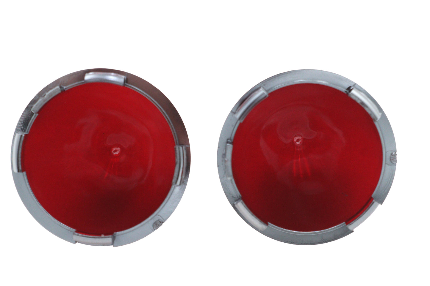 HARLEY Bullistic Blinkergläser Rot Passend für 2005-2017 FXD, 2005-UP FXST, 2005-UP FLHX, 2005-U