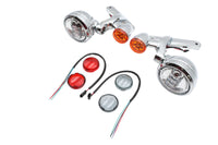 HARLEY Zusatzscheinwerfer-Set Chrom, passend für FLHX ab Bj. 2003, FLHR ab Bj. 2003,