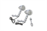 HARLEY LED Bullet Turn Signal Set with Headlamp Mount fits 0-  Custom,