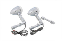 HARLEY LED Bullet Turn Signal Set with Headlamp Mount fits 0-  Custom,