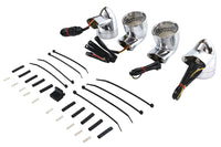 HARLEY Chrom Revox Bullet LED-Blinkerlampen-Kit passend für 1994-2013 FLH, 1998-2013 FLT, 1996-UP F