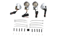 HARLEY Chrom Revox Bullet LED-Blinkerlampen-Kit passend für 1994-2013 FLH, 1998-2013 FLT, 1996-UP F