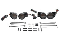 HARLEY Black Revox Bullet LED-Blinker-Kit Passend für 1994-2013 FLH, 1998-2013 FLT, 1996-UP FL