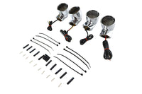 HARLEY Chrome Revox Bullet LED Blinker-Kit passend für 1994-2013 FLH, 1998-2013 FLT, ab 1996 F
