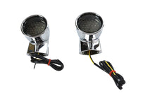 HARLEY Chrom Revox Bullet LED Heckblinker Set passend für 1994-2013 FLH, 1998-2013 FLT, 1996-UP F