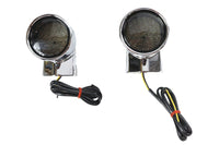 HARLEY Chrom Revox Bullet LED Heckblinker Set passend für 1994-2013 FLH, 1998-2013 FLT, 1996-UP F