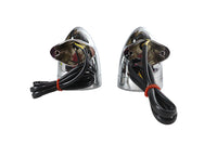 HARLEY Chrom Revox Bullet LED Heckblinker Set passend für 1994-2013 FLH, 1998-2013 FLT, 1996-UP F