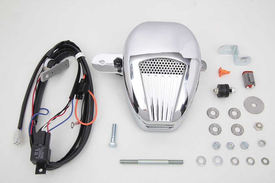 HARLEY Jims Forceflow Zylinderkopf-Kühler-Kit Chrom Passend für 1999-UP FLST, 1999-UP FXST, 1999-2017