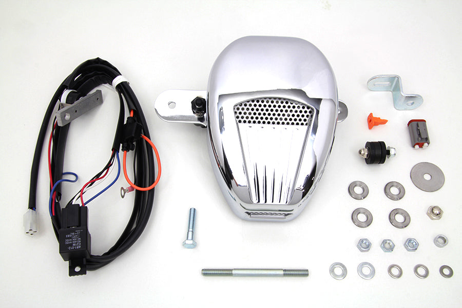 HARLEY Jims Forceflow Zylinderkopf-Kühler-Kit Chrom Passend für 1999-UP FLST, 1999-UP FXST, 1999-2017