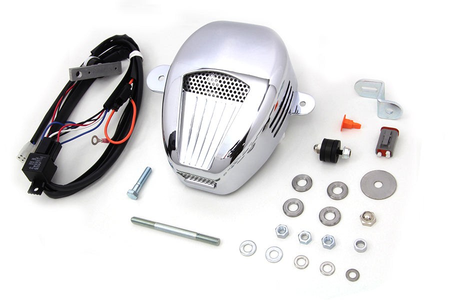 HARLEY Jims Forceflow Zylinderkopf-Kühler-Kit Chrom Passend für 1999-UP FLST, 1999-UP FXST, 1999-2017