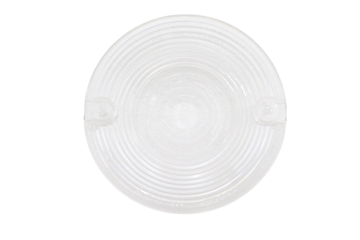 HARLEY Clear Turn Signal Flat Lens Large Fits FLT 1986-UP,