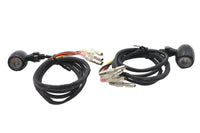 HARLEY 3 in 1 Mini LED Rück-/Blinkleuchteneinheit Schwarz Passt für 0-  Custom, Anwendung