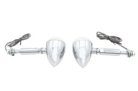 HARLEY LED Bullet Turn Signal Set with Long Stud Fits FXST 1984-1999,   FLST 1986-1999,