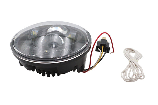 HARLEY 5-3/4 Zoll Daylight Projector LED Scheinwerfer Schwarz Passend für 2006-2011 VRSCD, 2006-2011 VRSCDX,