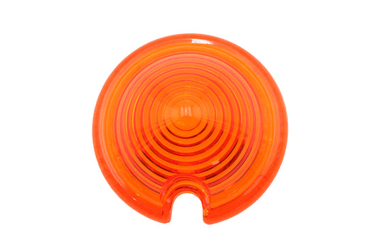 HARLEY Marker Lamp Lens Set Bullet Style Amber Fits 0-  Custom, Application for bullet style marker