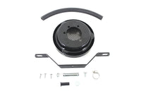 HARLEY Wyatt Gatling Black Drilled Air Cleaner fits 1972-1984 FL,  1972-1984 FX,  1984-1989 FXST,  1972-1987 XL,  1982-1989 FXR,  1982-1989 FXR,  1979-1989 FLT,  1979-1989 FLT,