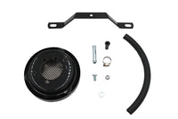 HARLEY Wyatt Gatling Black Smooth Air Cleaner Fits 1972-1984 FL,   1972-1984 FX,   1984-1989 FXST,