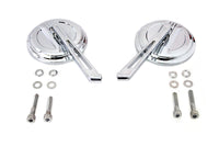 HARLEY Air Flow Spiegel-Set mit geraden Billet-Stielen Passend für 0- Alle, Modelle für linke und rechte Seite a