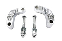 HARLEY Chrome Prime Spiegelverlegungssatz Passt für 2006-2017 FXD, 2008-2017 FLST, 2008-2017 FXST,
