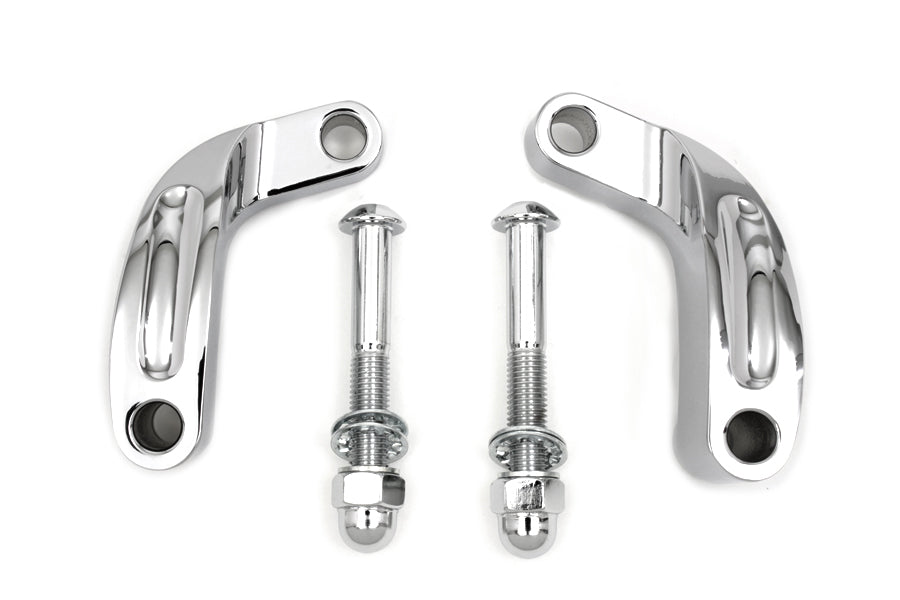 HARLEY Chrome Prime Spiegelverlegungssatz Passt für 2006-2017 FXD, 2008-2017 FLST, 2008-2017 FXST,